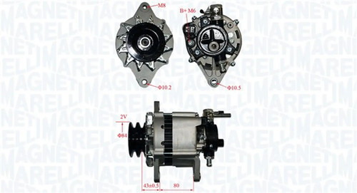 Alternatore magneti marelli - alternatore,