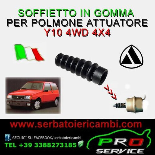 Soffietto gomma esterno - esterno, per