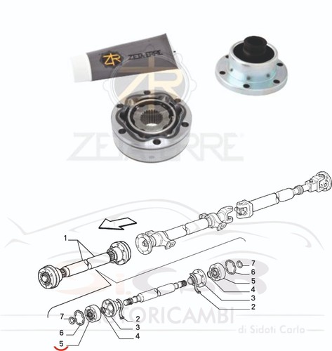 Kit giunto albero - giunto,