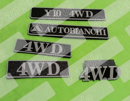 Kit targhette y10 4wd - targhette,